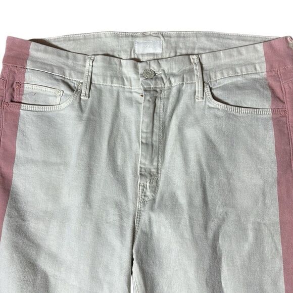 Mother the looker ankle gray jeans so far gone FLAWED ALTERED 32 - Picture 2 of 7